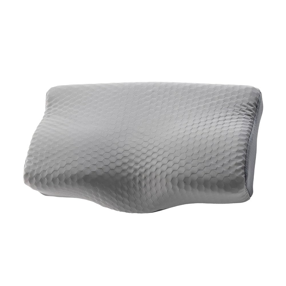 AOMUKI Pillow, Memory Foam, Height Adjustable, Molded Pillow, Back facing (Pillow/Gray), Floating Feel, Fit, Height Adjustable, Washable, Molded Urethane, Honeycomb Construction, Fluffy Plus : Home & 