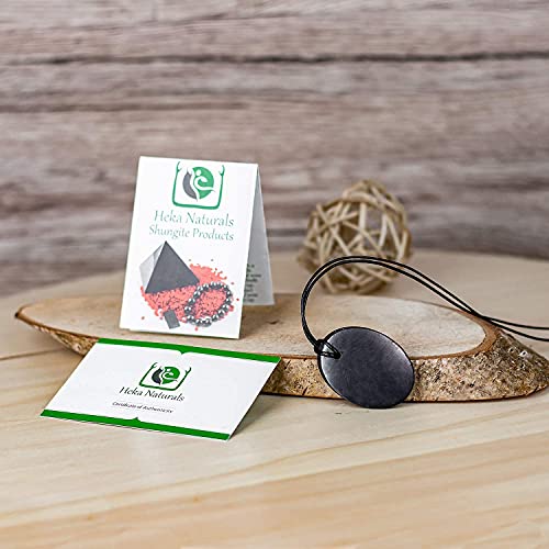 Shungite hanger ketting, EMF bescherming hanger | Shungite-sieraden zijn trendy en worden gebruikt voor chakra- en… - Afbeelding 5