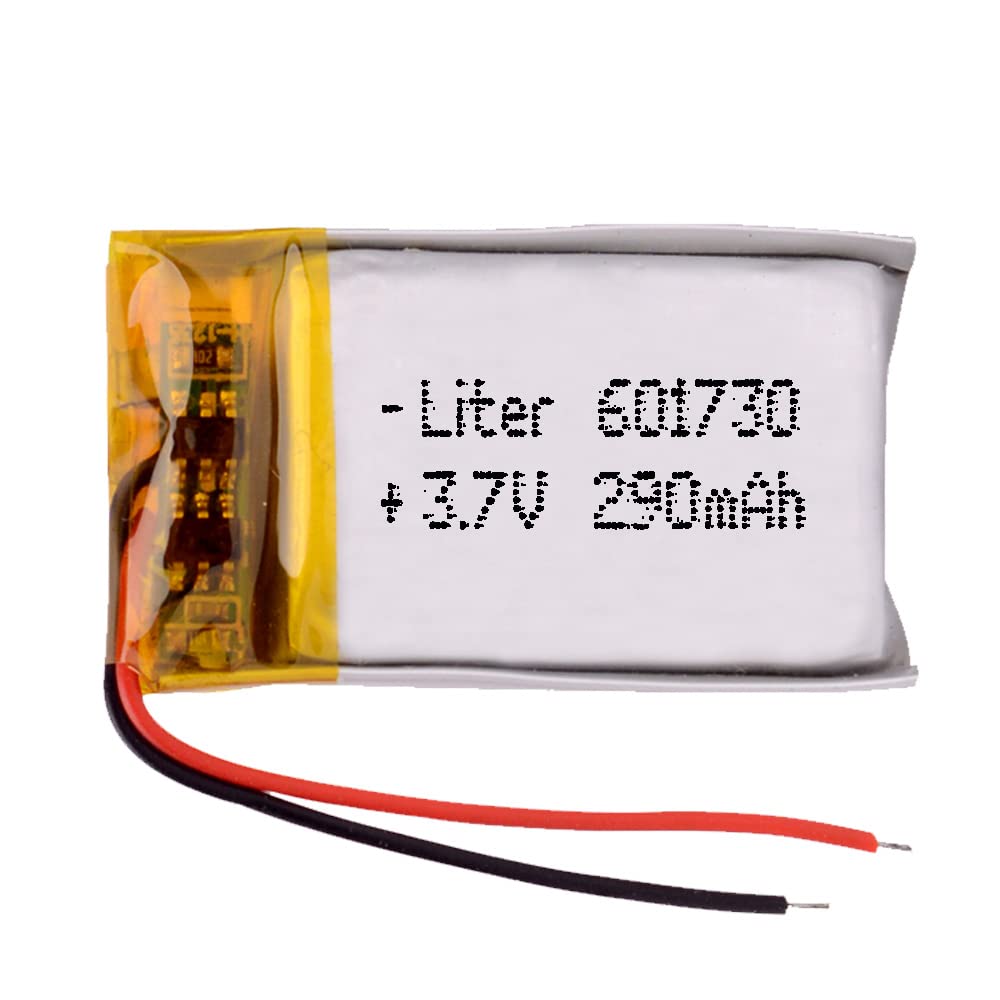 Batería 501035 LiPo 3.7V 130mAh 0.481Wh 1S 5C Liter Energy Battery para Electrónica Recargable teléfono portátil vídeo smartwatch Reloj GPS - No Apta para Radio Control 35x10x5mm (130mAh|501035) — view 19