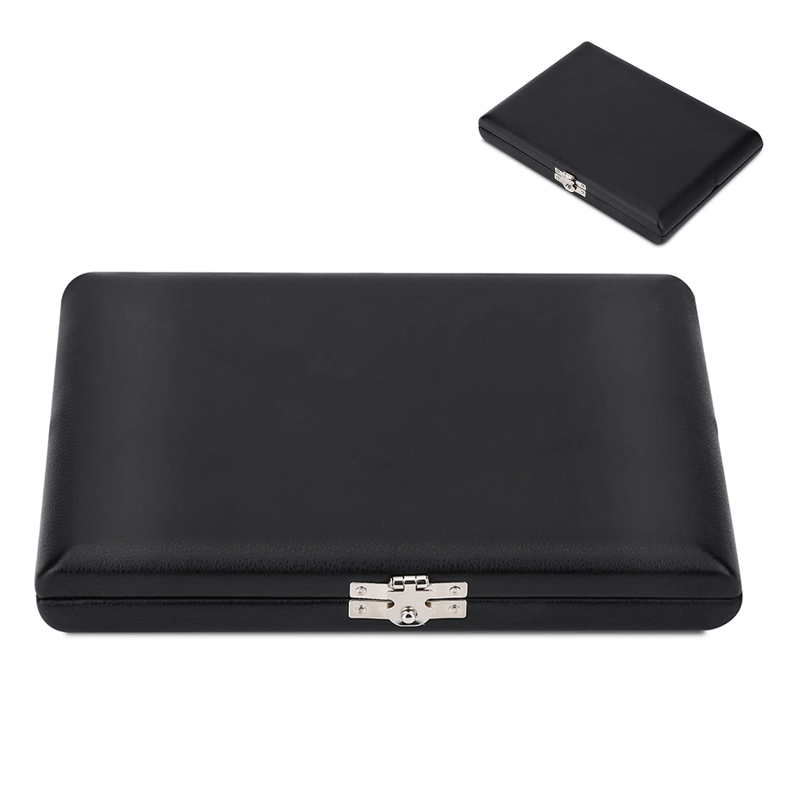 TOPINCN Estuche de Madera para Cañas Oboe Estuche para Almacenamiento de Cañas Estuche para Cañas de Madera Oboe Estuche para Cañas para Oboe Caja de Madera Y Cuero PU Accesorio para Oboe Exquisito