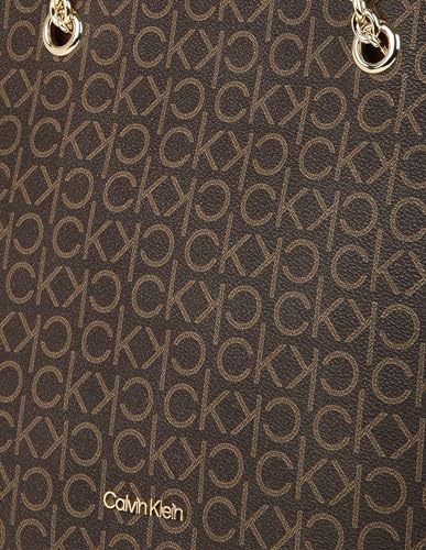 Bolso Tote con Cierre de Cadena Calvin Klein miniatura 6