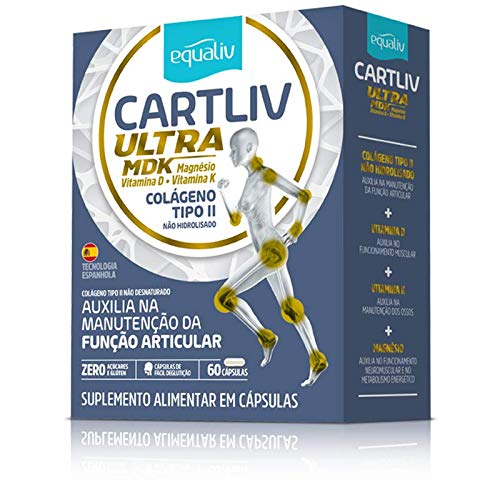 Kit 2 Cartiliv Ultra MDK Colageno Tipo 2 Equaliv 60 Cápsulas