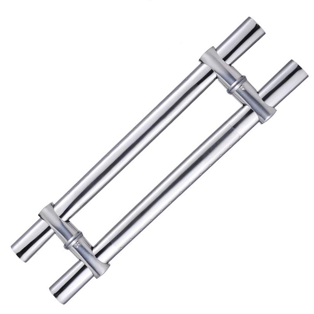 Uchwyty do drzwi szklanych， Regulowany rozstaw otworów klamki do drzwi, wytrzymała stal nierdzewna szafek kuchennych, garderób i szklanych(Length 1200mm)
