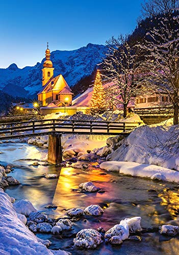 Preisvergleich Produktbild Castorland CSB53063 Night in Ramsau,Germany, 500 Teile Puzzle, Bunt
