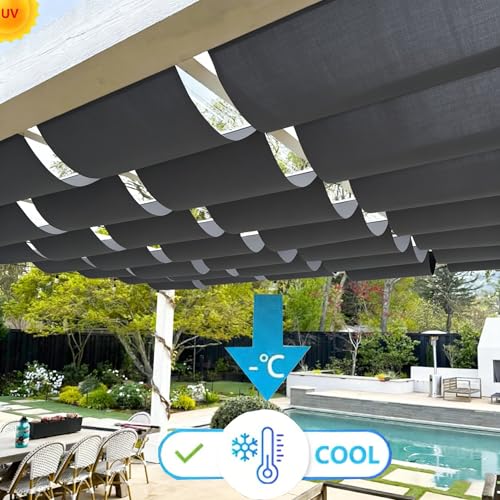 Toldo exterior rectangular de 1x3m para terraza y balcón con protección UV activa 3