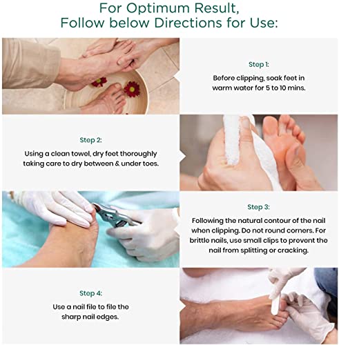 Toenail Clippers By Blizzard - Podiatrist Double Action Mycotic Nail Nipper - 6 Inch Cantilever Nail Cutter German Forged Heavy Duty - Double Spring Model #TOP3