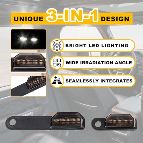 Kit de 4 luces LED interiores para Ford Bronco 21-25 miniatura 4