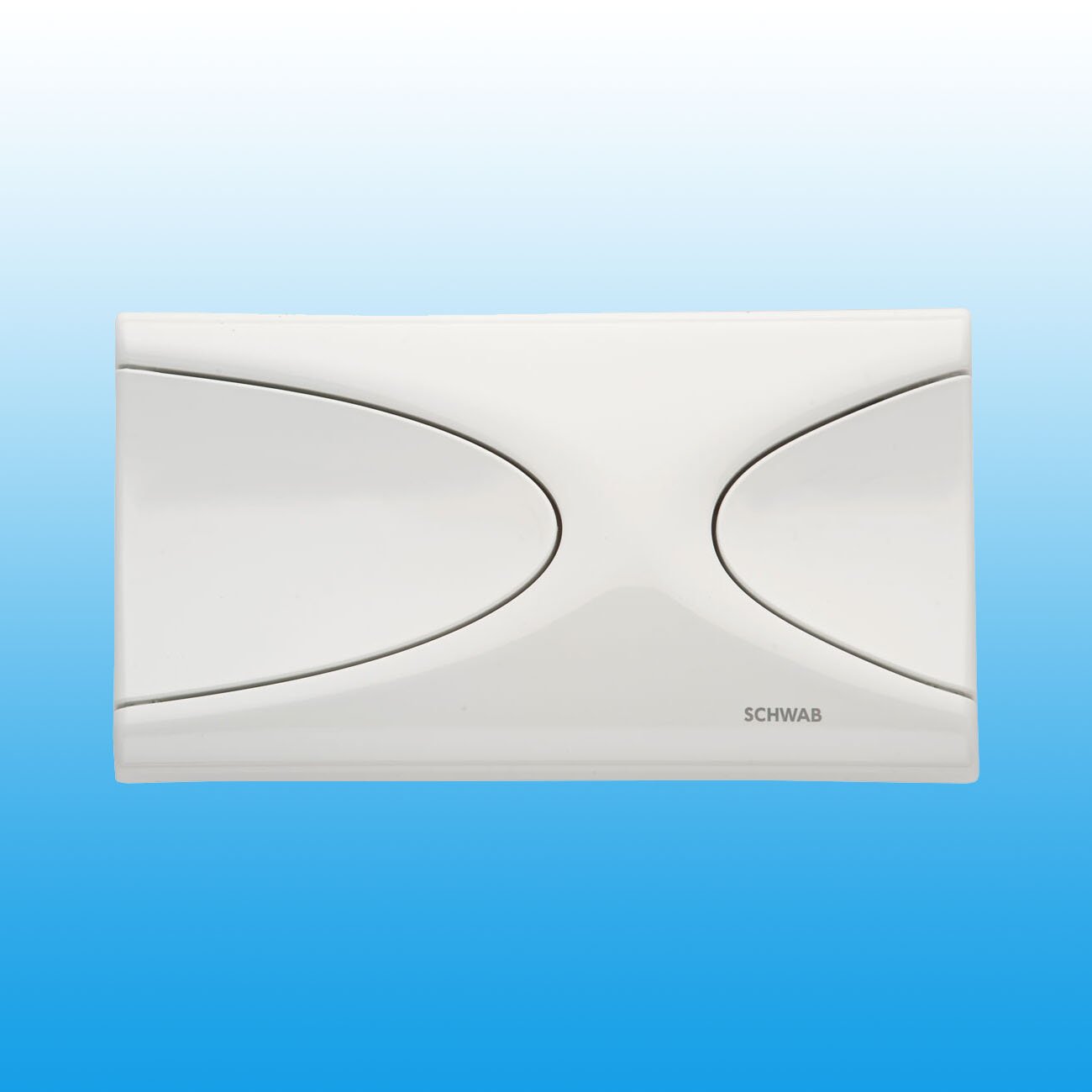 SCHWAB placca di comando Targa Bianco Due quantità Piastra 227605 550 – 8472