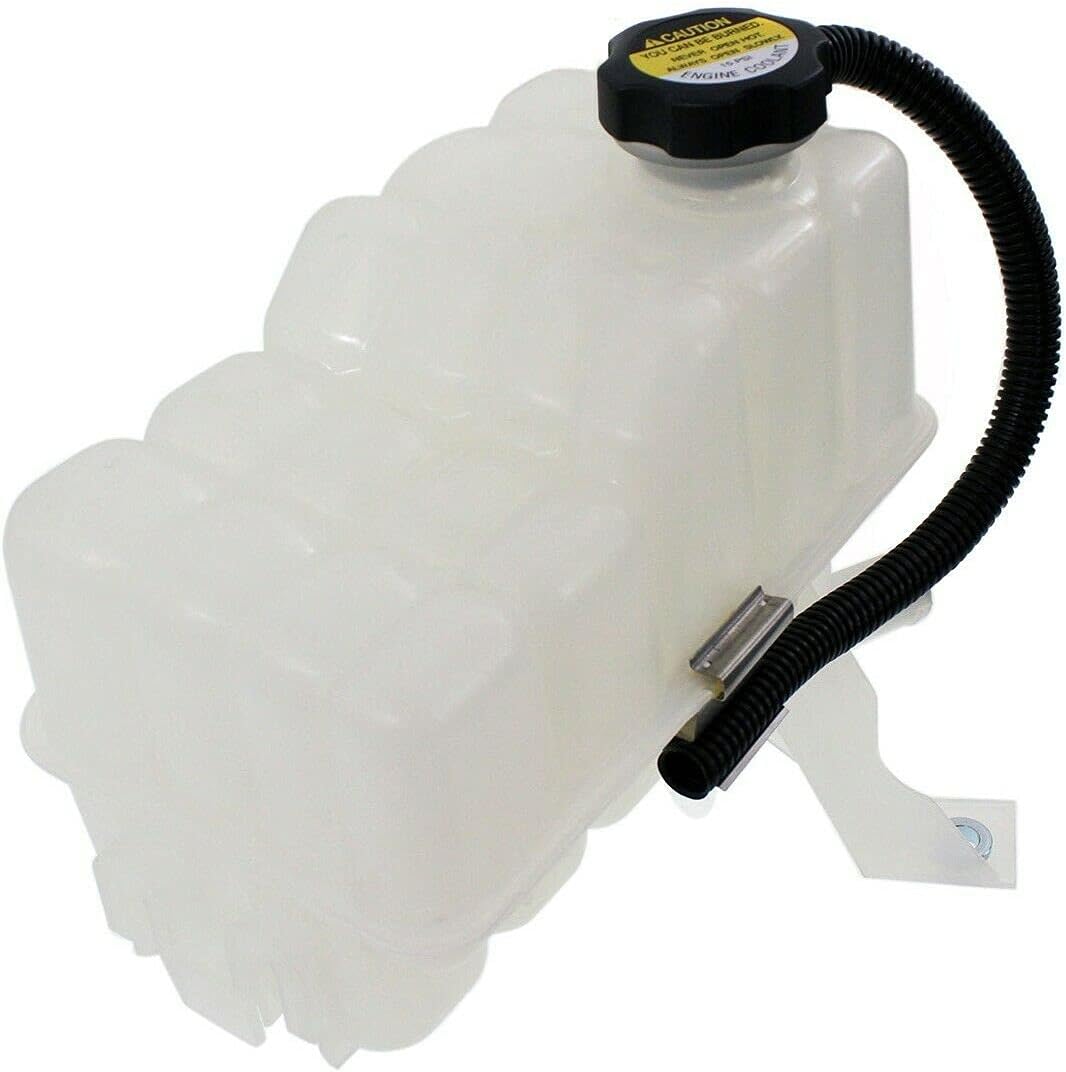 Coolant Recovery Bottle Plastic Tank With Cap Replacement for 1999-2007 Chevy Silverado GMC Sierra 00-06 Suburban 02-06 Avalanche 00-04 Cadillac Escalade GMC Yukon Chevy Tahoe 2003 H2 GM3014121