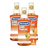 Chloraseptic Sore Throat Spray, Citrus Flavor, 6 fl oz, 3 Pack