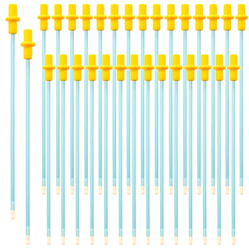 ROPUKEY 50 Pcs Artificial Insemination Dog Breeding Rods Disposable Animals Breeding Tube for Dog Goat Cat Sheep Breeding Supplies (Medium 11.8 Inch)