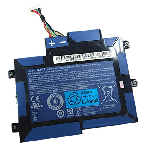 7.4V 11.3Wh 1530mAh BAT-711 Batería para portátil Compatible con Acer Iconia Tab A100 Tablet PC...