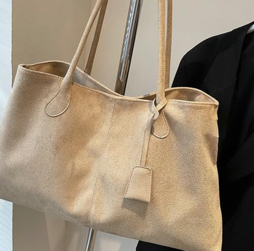 Slouchy Suede Hobo Bags Women Trendy Crescent Crossbody Purses Underarm Shoulder Bag Travel College Work Tote Handbag 20254