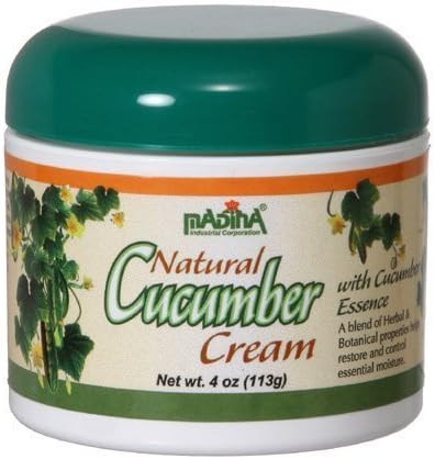 Madina - Natural Cucumber Cream, 4 Oz.