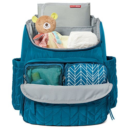 Image of Skip Hop Forma Travel Carry All Diaper Backpack with Insulated Bag, One Size