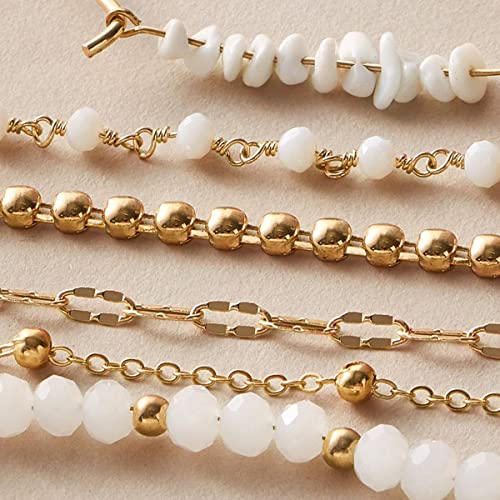 Contemporary Stackable Bracelet Set of 6