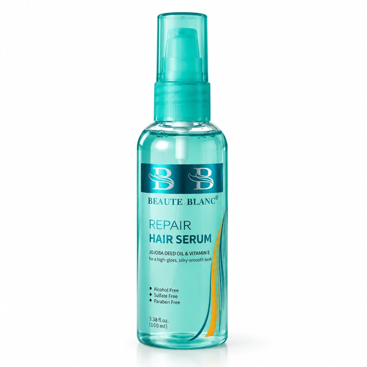 B&B Repair Hair Serum with Jojoba Seed Oil & Vitamin E | Anti Frizz Hair Serum for Smooth, Silky & Shiny Hair | Heat Protection | Sulfate, Paraben & Alcohol Free | 100ml-image-43