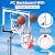 AWII SPORT Basketball Hoop Outdoor 10ft Adjustable, Portable Basketball Hoop Goal System with 44 Inch Shatterproof Backboard for Kids Youth Adults Play in Backyard/Courts/Indoor (Hand-Pull)