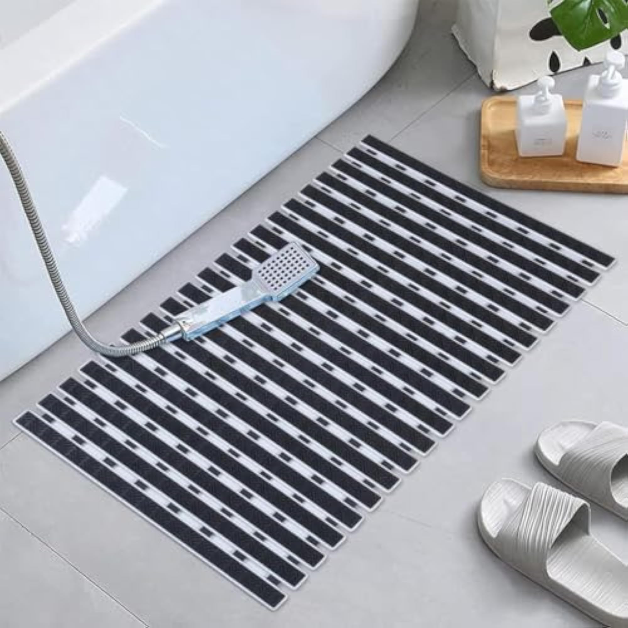 PVC Shower Mat Rubber Mat with Suction Cups
