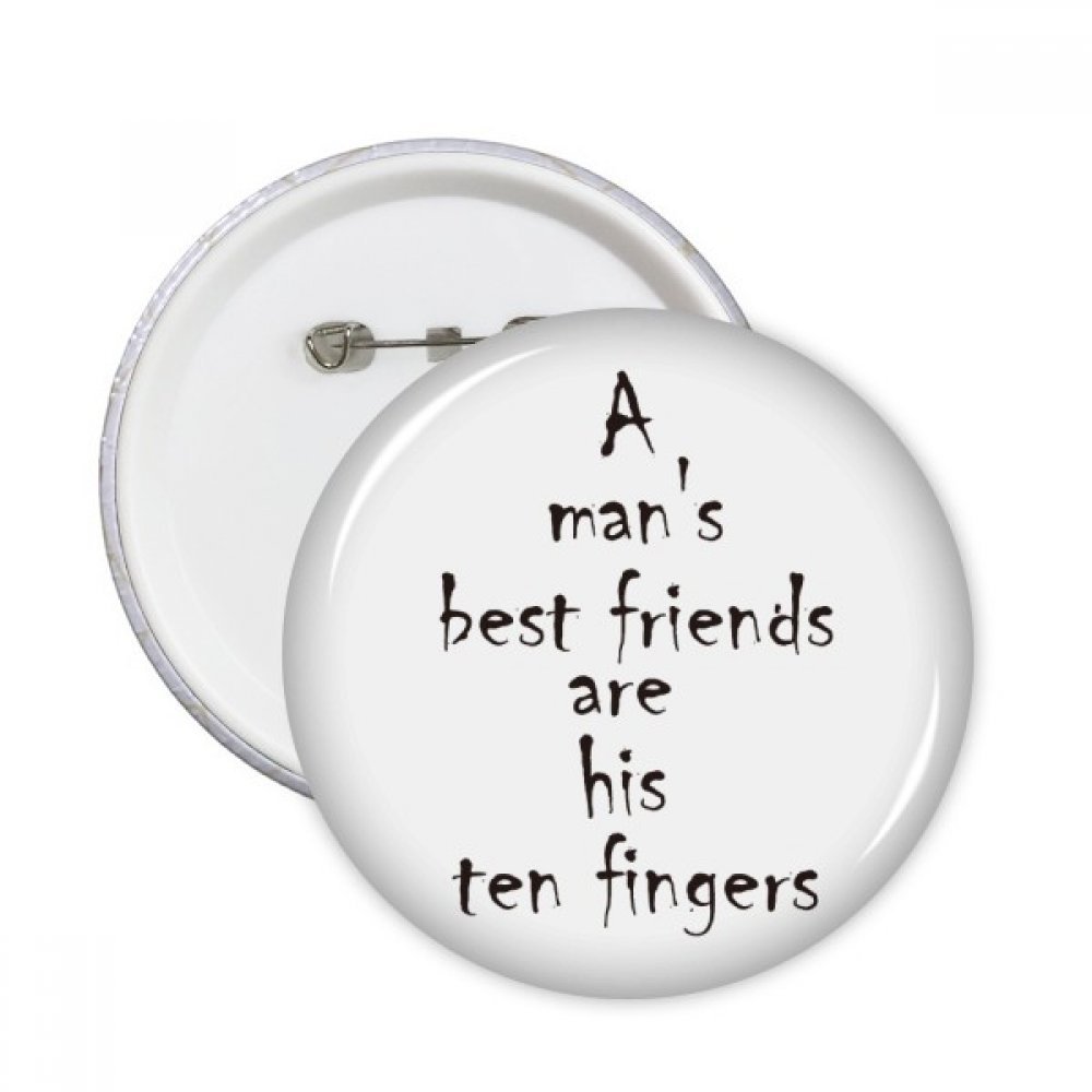 Badge bouton rond idée cadeau originale pour amis lot de 5 M - 3
