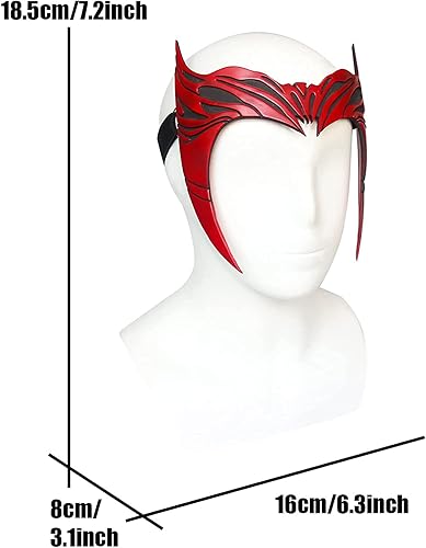 Miniatura 3 de Bulex Wanda Maximoff - Tocado para disfraz de cosplay de corona, accesorio para Halloween