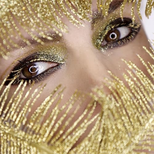 Fine Gold Glitter Powder, Metallic Resin Sparkle, 0.2mm, 100g/3.53oz, Ideal for Nail Art Face, Eyeshadow, Body, Hair - Image 4