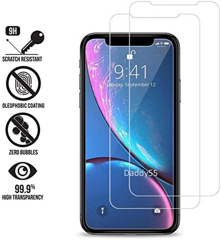 RASH Accessories 2 Pack GORILLA TEMPERED GLASS FILM SCREEN PROTECTOR FOR iPHONE XR