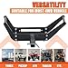 ECOTRIC 10x 4 1/2 Cradle Winch Mount Mounting Plate 8000-13,000 Lb Capacity Winch Mounting Hitch Receiver Recovery Winches Foldable
