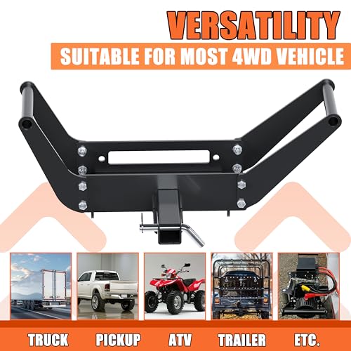 Image of ECOTRIC 10x 4 1 /2 Cradle Winch Mount Mounting Plate 8000-13,000 Lb Capacity