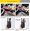 Eidoct Steering Wheel & Seat Belt Lock - Universal Anti-Theft Car Lock with 2 Keys for Most Vehicles, Trucks, SUVs & Vans (Black) #5