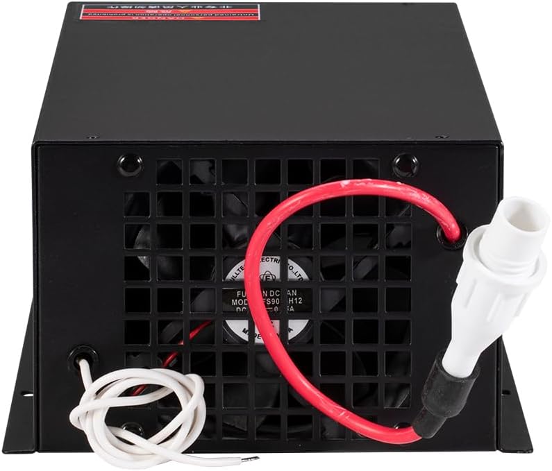 posterior view of the Cloudray MYJG-150W CO2 Laser Power Supply with cooling fan