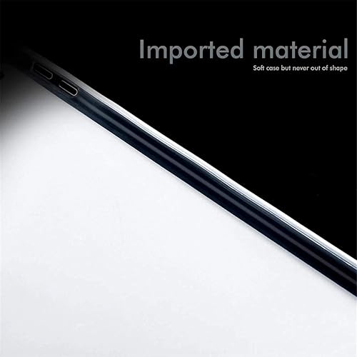 Miniatura 4 de iCoverCase Para Samsung Galaxy Tab A7 10.4 Pulgadas T500T505, Cubierta Trasera Transparente Suave TPU Suave Ligero Mate Para Samsung Galaxy Tab A7