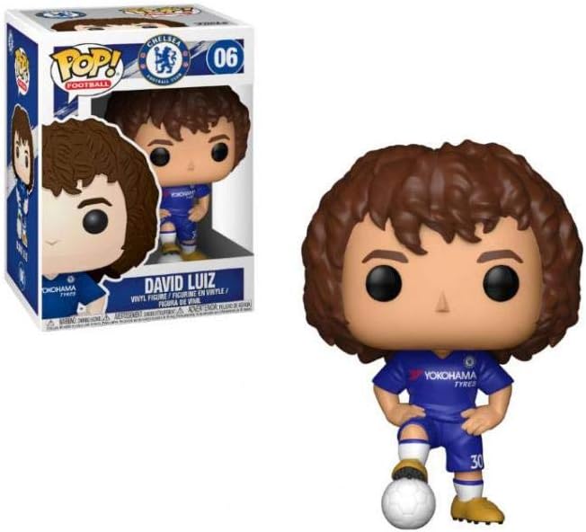 Funko Pop! Football: English Premiere League Chelsea - David Luiz Manchester, Action Figure - 29220