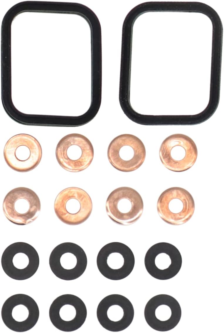 Autu Parts 17042-92 Rocker Box Gasket Kit 92-99 for Harley Evolution Exhaust Gasket 1340cc Big Twin 1992-1999