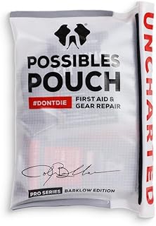 Emergency First Aid & Gear Repair Kit – Lightweight Waterproof Survival Pouch for Hiking, Camping & Hunting – Possibles Pouch by Uncharted Supply Co.