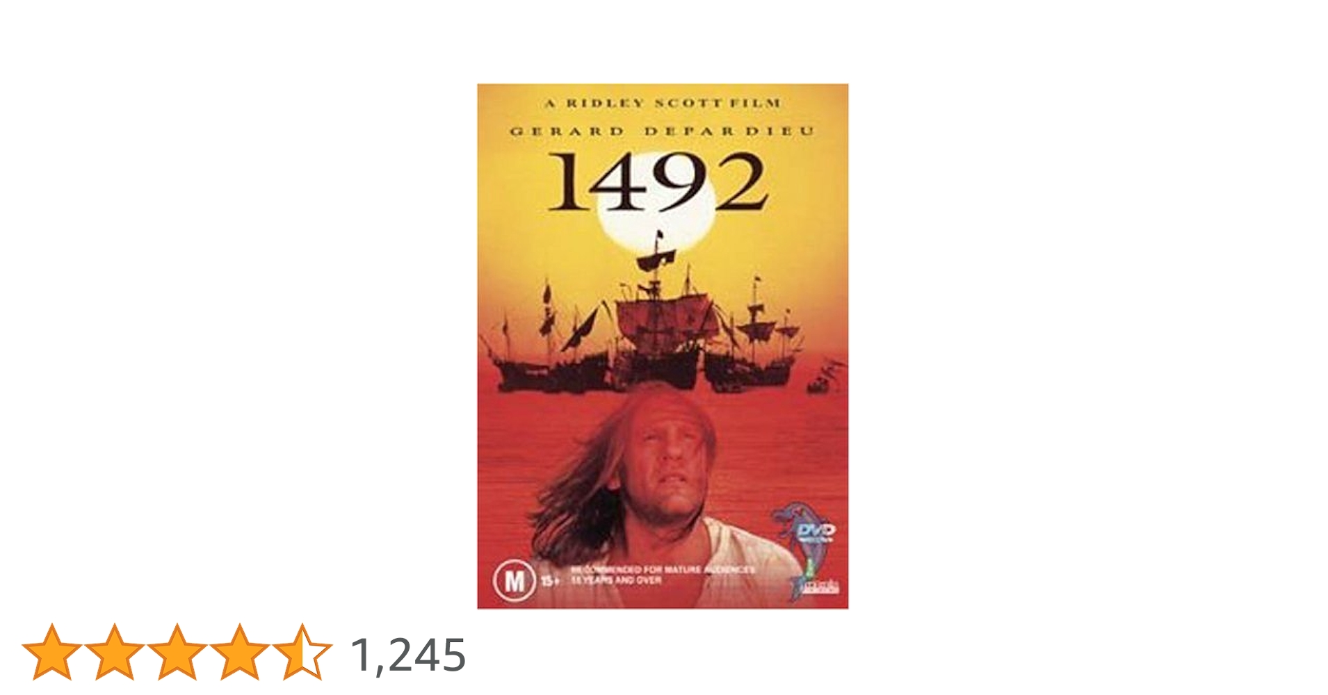 Amazon.co.jp: 1492 Conquest of Paradise [1992] [DVD] : DVD