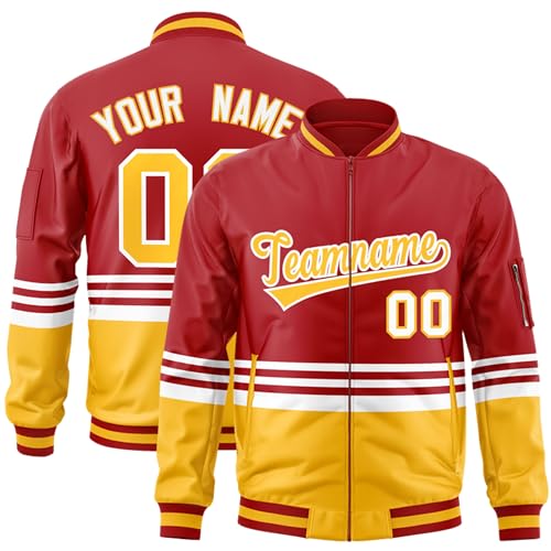 KXK Custom Fashion Varsity Bomber Jackets Lightweight Windbreaker Jacket Stitched Name Number Logo for Men Women Youth