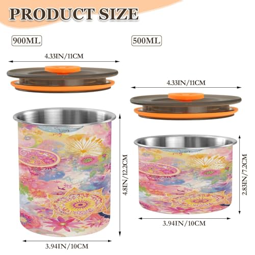 Envase de Café Hermético de Acero Inoxidable 500 ml miniatura 2