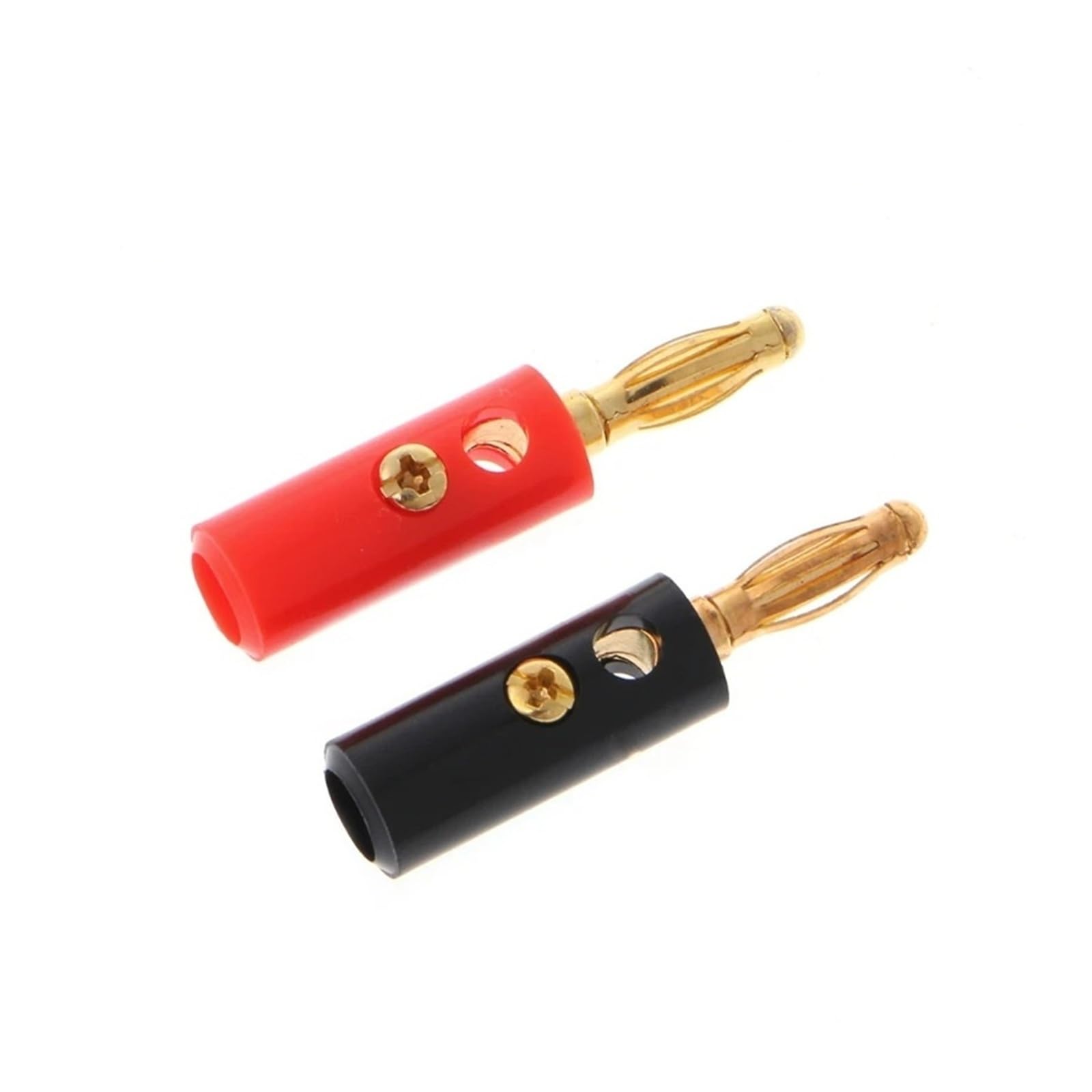 10 szt. 4 mm pozłacana śruba głośnikowa wtyczka bananowa złącze kabel audio