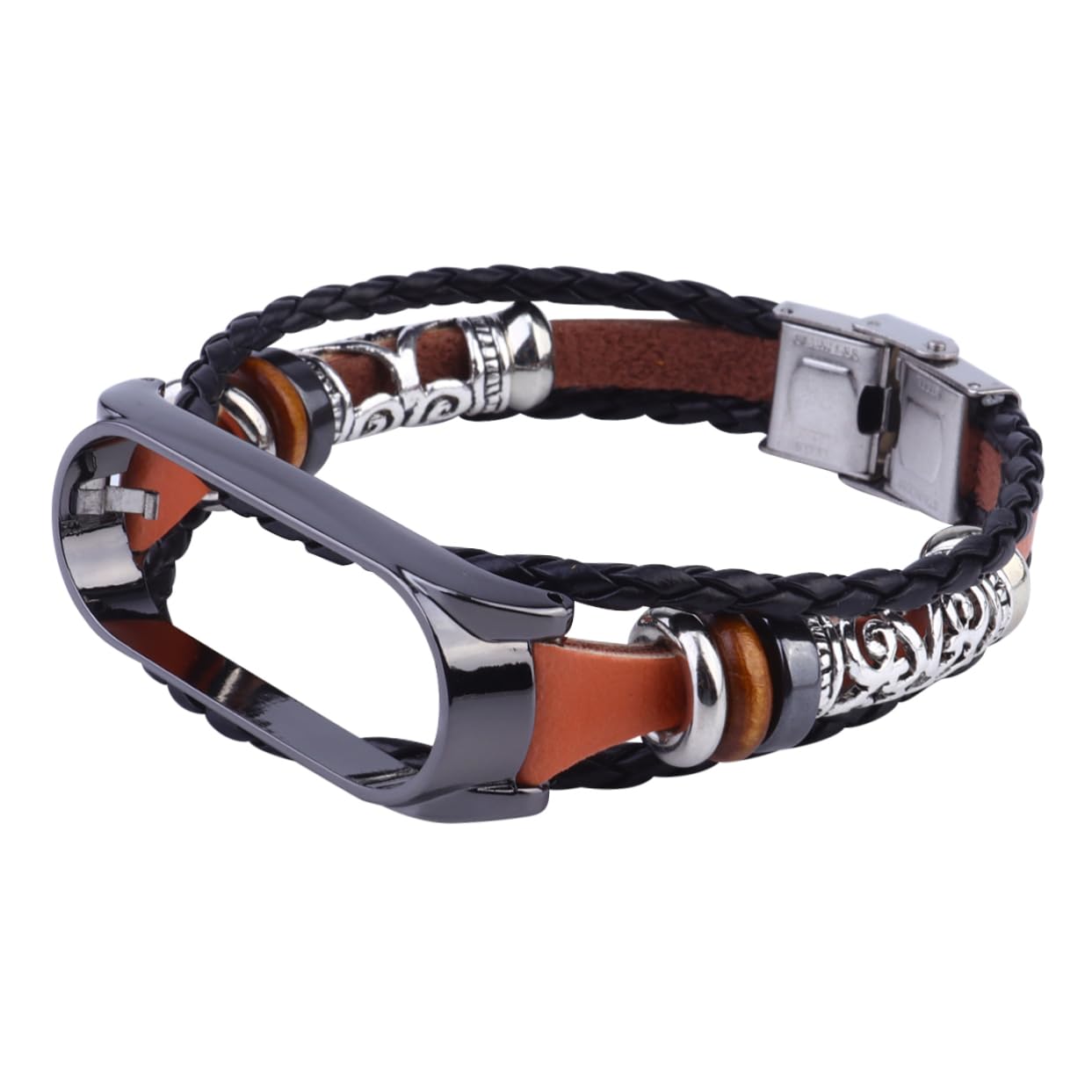 Pulsera de cuentas metálicas Veemoon para sustituir correas aburridas de pulsera inteligente