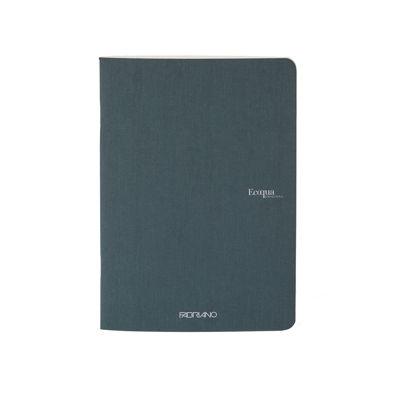Fabriano Ecoqua Original Staple-Bound Notebook, Dark Green