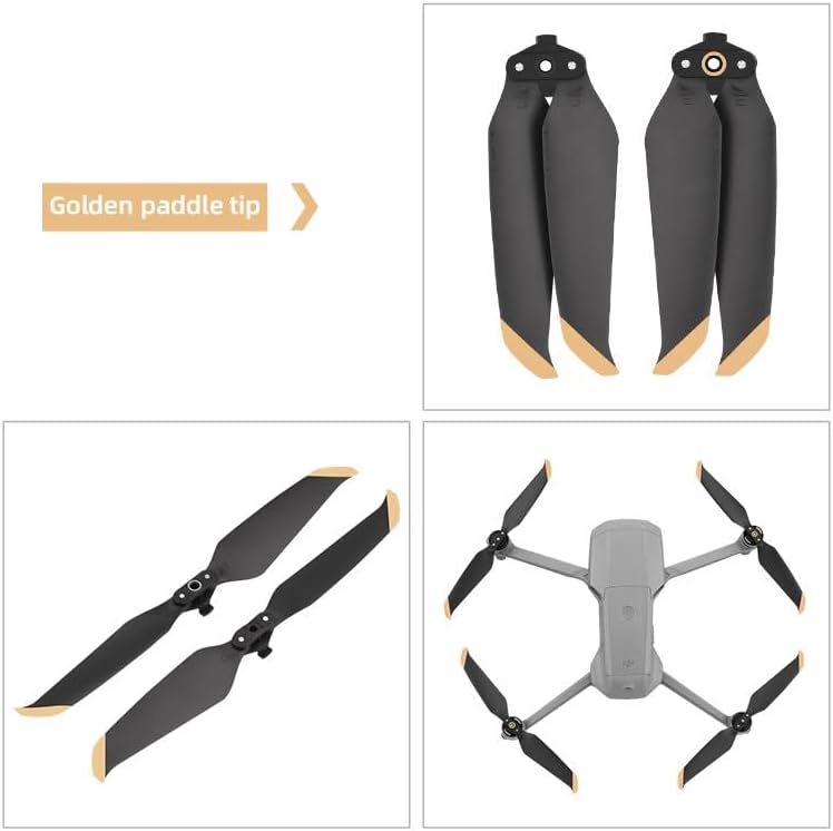 Miniatura 6 de 7238F Propellers for D-JI Mavic Air 22S Drone Low Noise Props Blade Wing Fan for D-JI Mavic Air 2SAir 2 Drone Accessories (Color  2 Pair Silver)