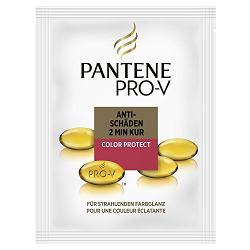Pantene Pro-V Color Protect intensief masker, haarmasker, haarkuur, haarverzorging glans, bescherming tegen schade, voor stralende kleurglans, voor gekleurd haar, goud