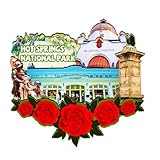 orlaybar calamita decorativa 3d per frigorifero con parco nazionale delle sorgenti termali dell'arkansas (ar) america, souvenir turistico, regalo turistico, fatto a mano, magnete per frigorifero