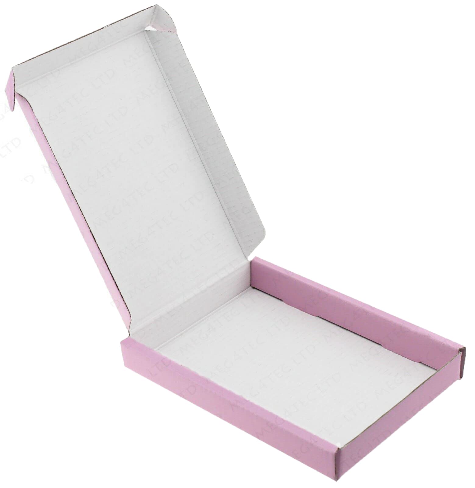 ☆COLOURED BOXES☆C6/A6 BOX: 6.4" x 4.3" x 0.8" (16.3cm x 11cm x 2cm) PIP LARGE LETTER CARDBOARD SHIPPING BOXES ☆QUANTITY: 1000 (SATIN PINK)