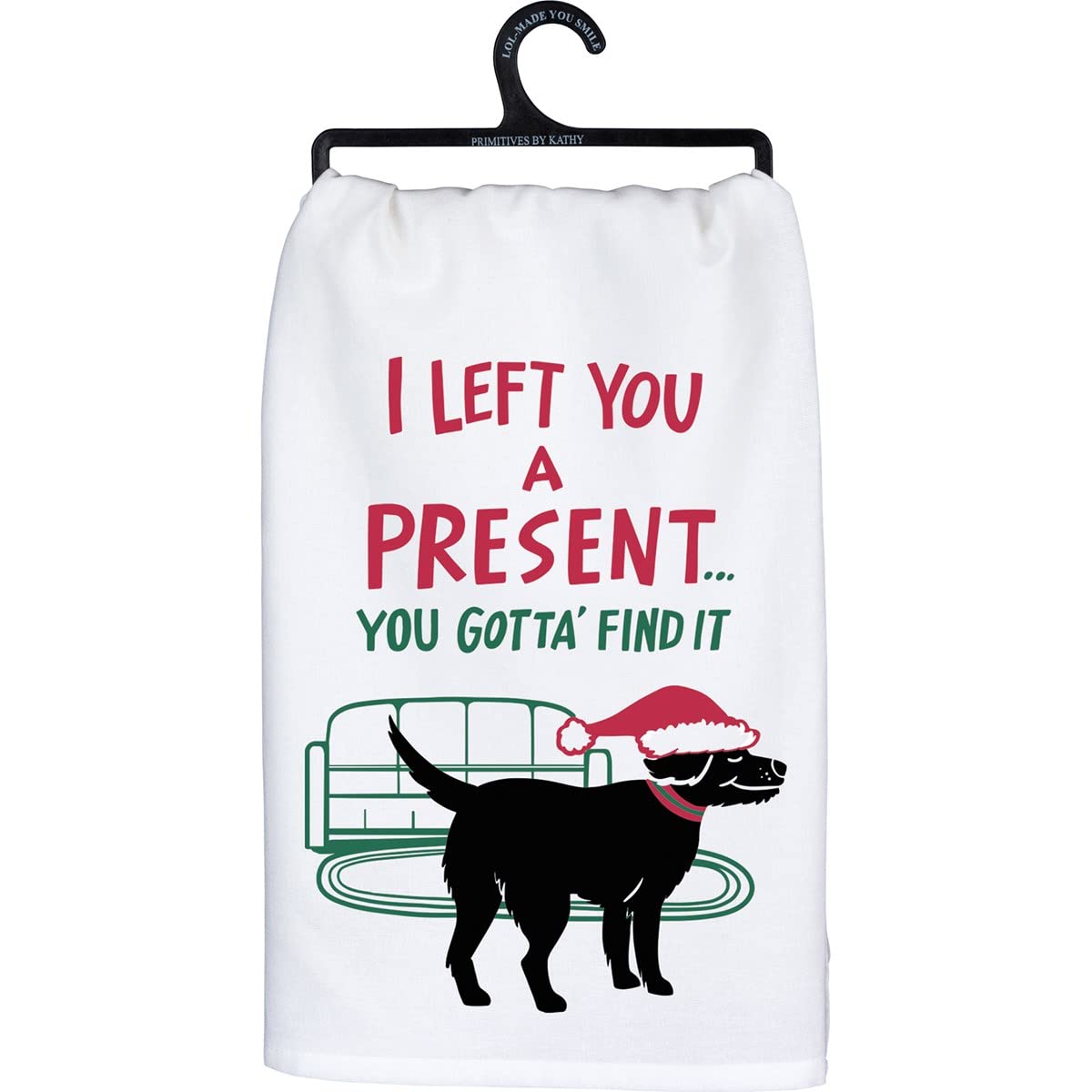 Toalla de cocina - Left A Present You Gotta Find It