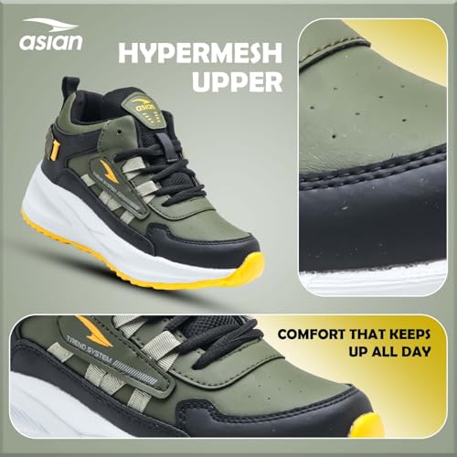 Image of ASIAN Adventure-41 Kids High Top Sports Shoes for Boys & Girls | Lightweight Cushioned Shoes for Running & Play | Breathable Anti-Skid Shoes