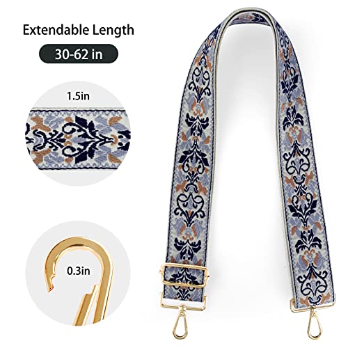 Image of Purse Straps Replacement Crossbody Straps for Purses,Wide Shoulder Strap for Bags Extender Guitar Straps for Handbags
