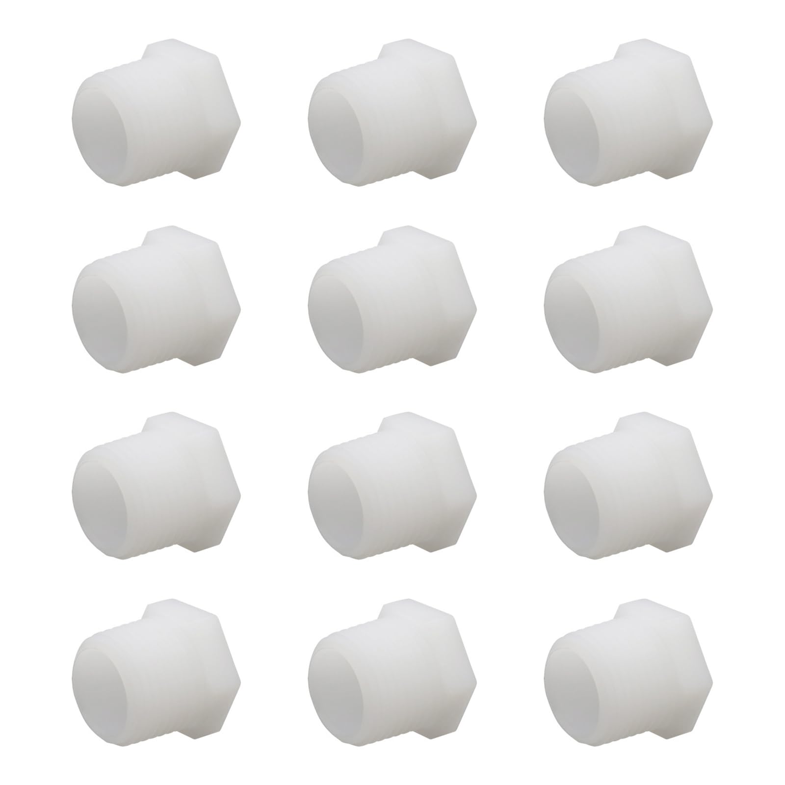 Zhouyqx As Shown 12Pieces Water Heater Drain Plug 1/2" Plugs Replacement Drain Plug Pvc Drain Plug For Trailer Water Heaters