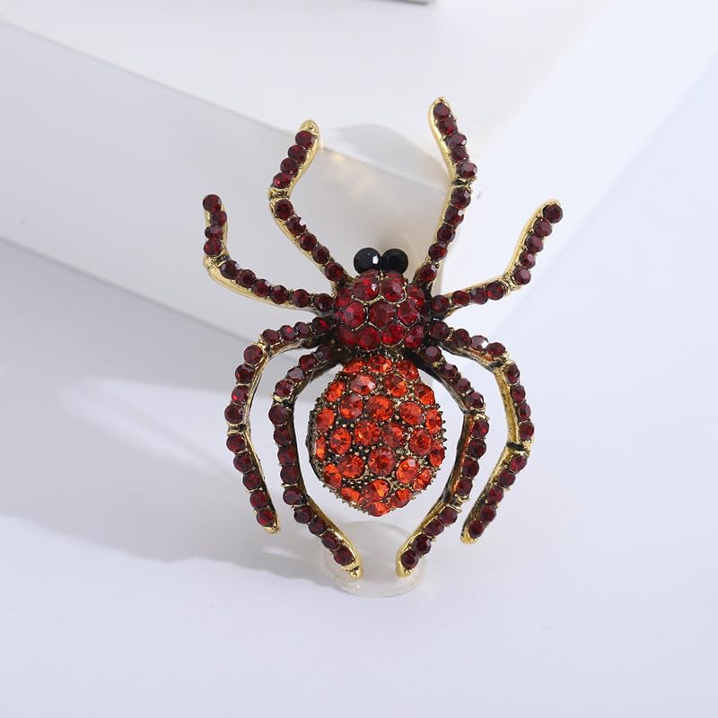 3Pcs Rhinestone Spider Brooch Women Suit Brooches Pin Jewelry Best Gift Costume Clothes Pins Accessories - Image 5